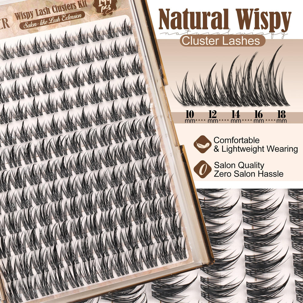 Lanflower soft synthetic fibers stay light and gentle on lashes.