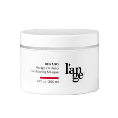 L'ANGE HAIR Borago Masque jar front view indicating deep conditioning for dry hair