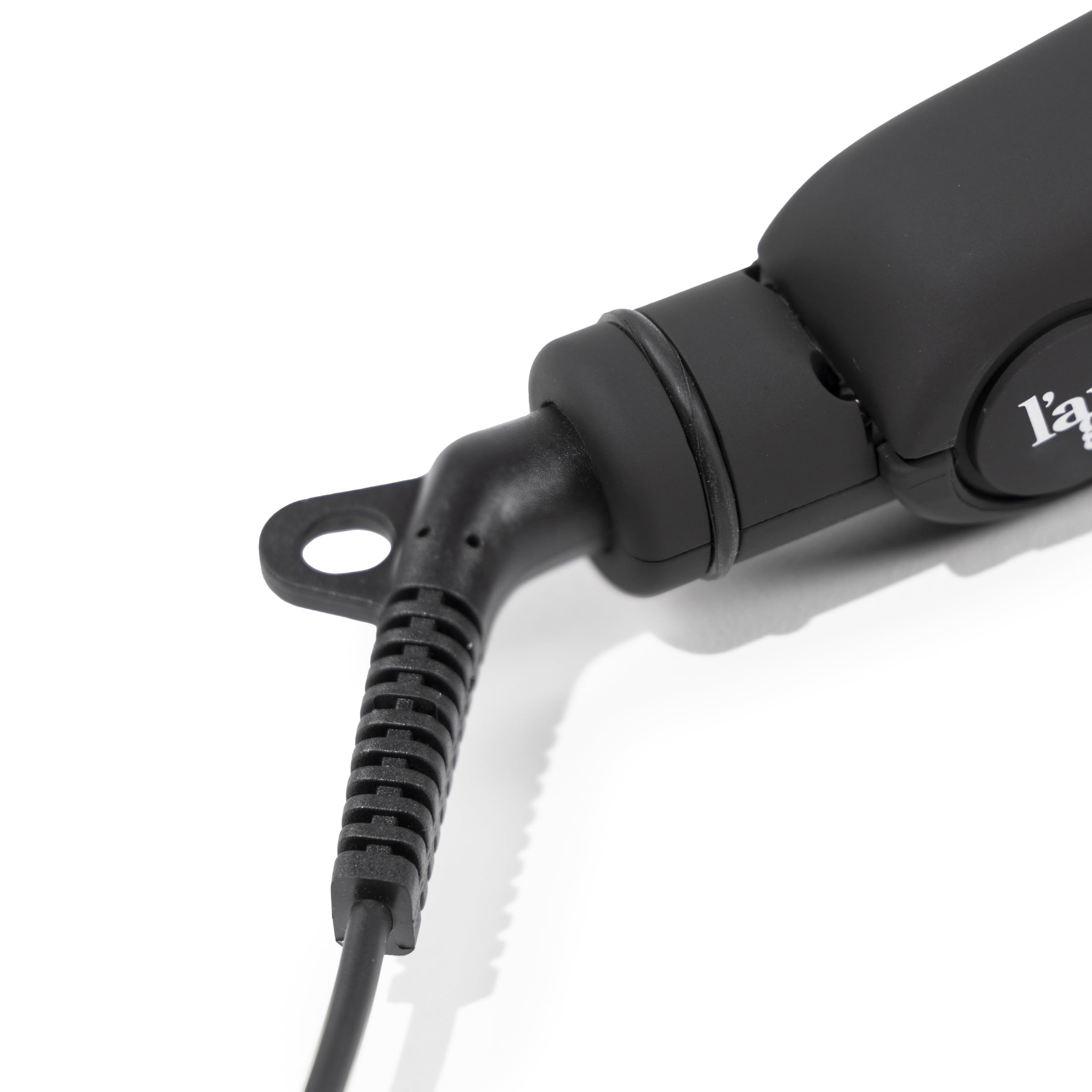 L'ANGE HAIR Aplatir dual-voltage label supports global travel.
