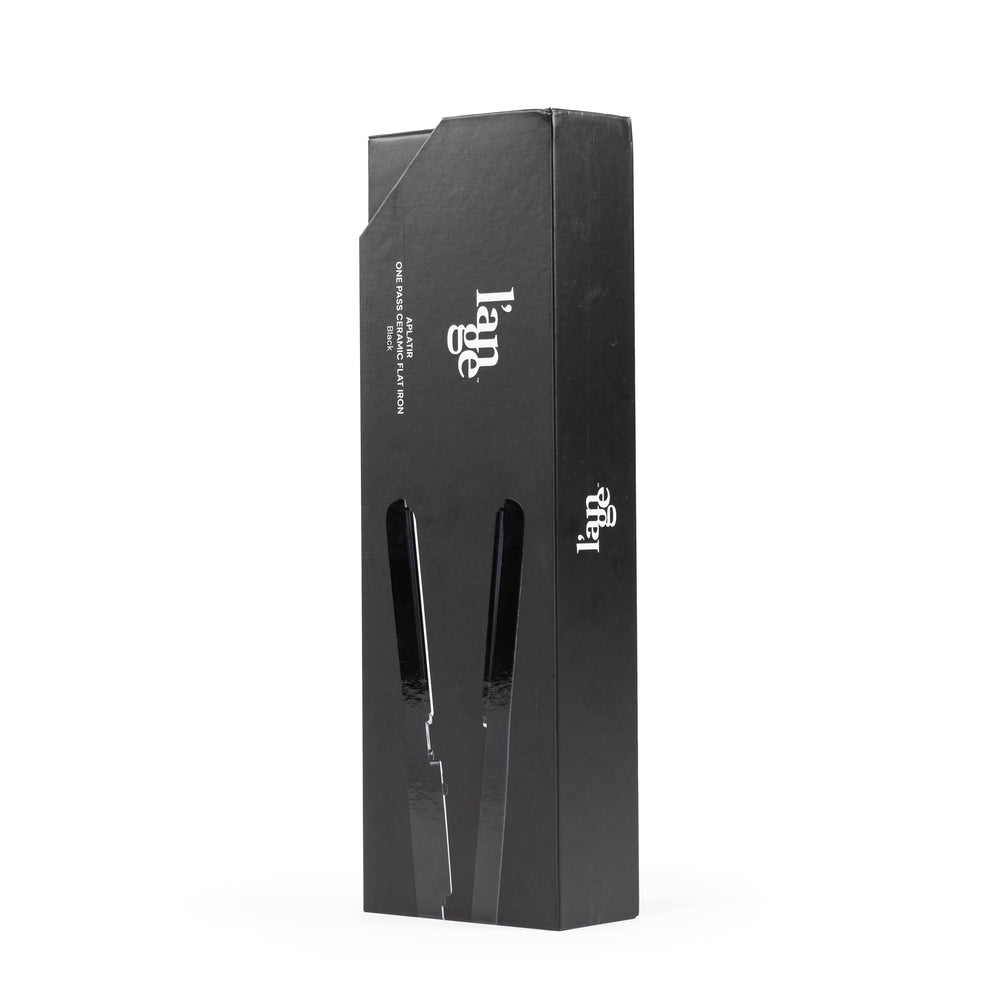 L'ANGE HAIR Aplatir packaging display for easy setup.