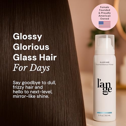 L'ANGE HAIR blowout-ready primer for enhanced smoothness and humidity defense.