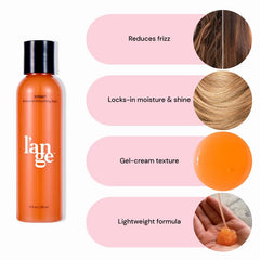L'ANGE HAIR Coconut oil ingredient glow highlights hydration and shine.