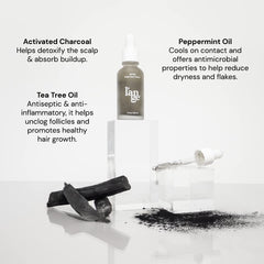 L'ANGE HAIR Detox Scalp Reset Serum texture close-up shows lightweight formula