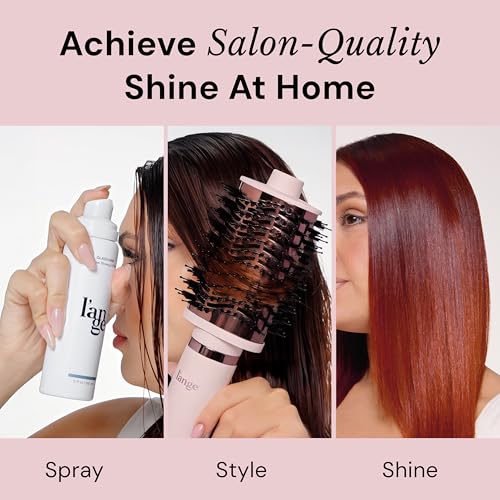 L'ANGE HAIR frizz-control primer aids humidity resistance for lasting sleek looks.