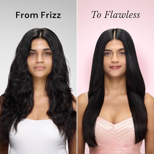 L'ANGE HAIR glossy shine finish creates mirror-like highlights on styled strands.