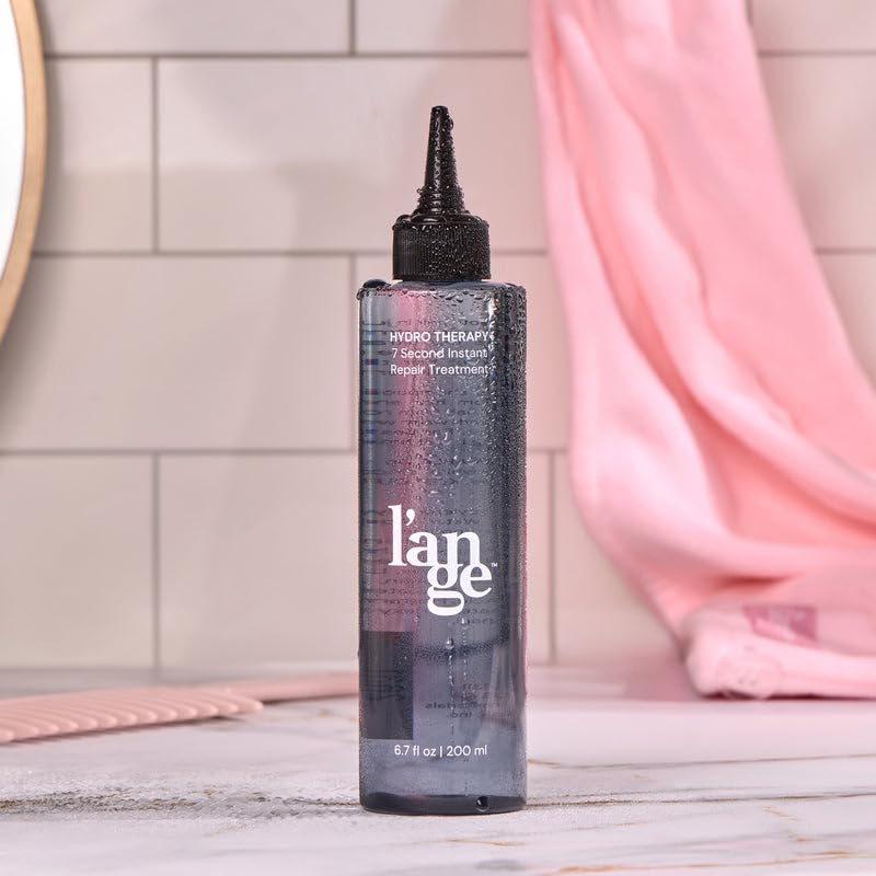 L'ANGE HAIR Hydro Therapy use-scene showing detangled, radiant strands.