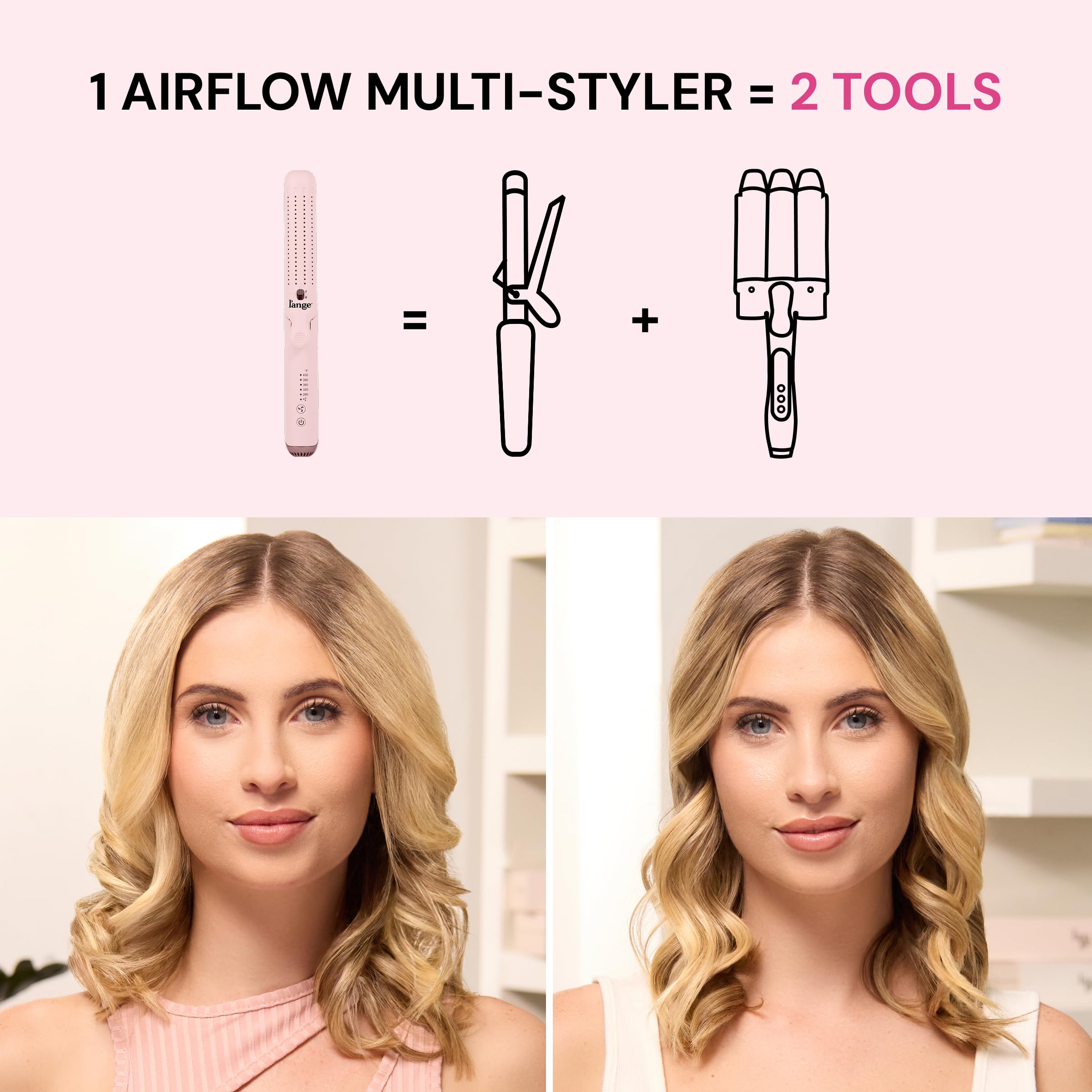 L'ANGE HAIR Le Duo Flex auto shut-off adds safety after use