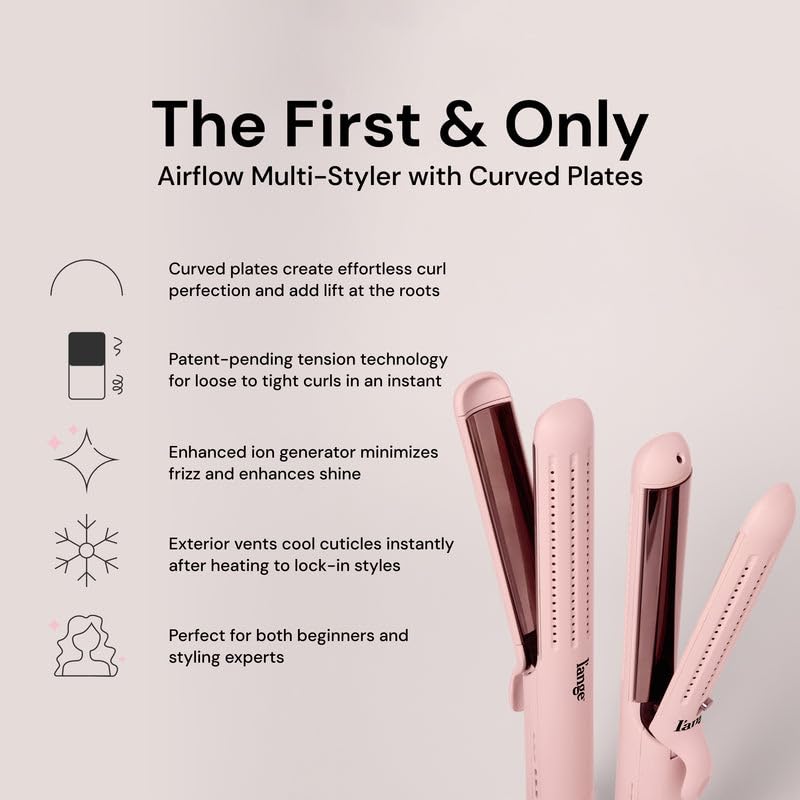 L'ANGE HAIR Le Duo Flex toggle switch enables easy curl-style transitions