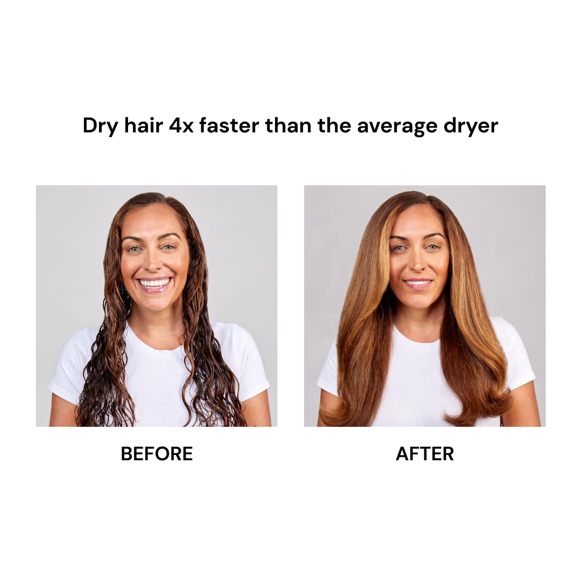 L'ANGE HAIR Le Styliste in-use demonstrates quiet operation and fast drying.