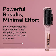 L'ANGE HAIR Le Vite brush handle closeup showing comfortable grip and control