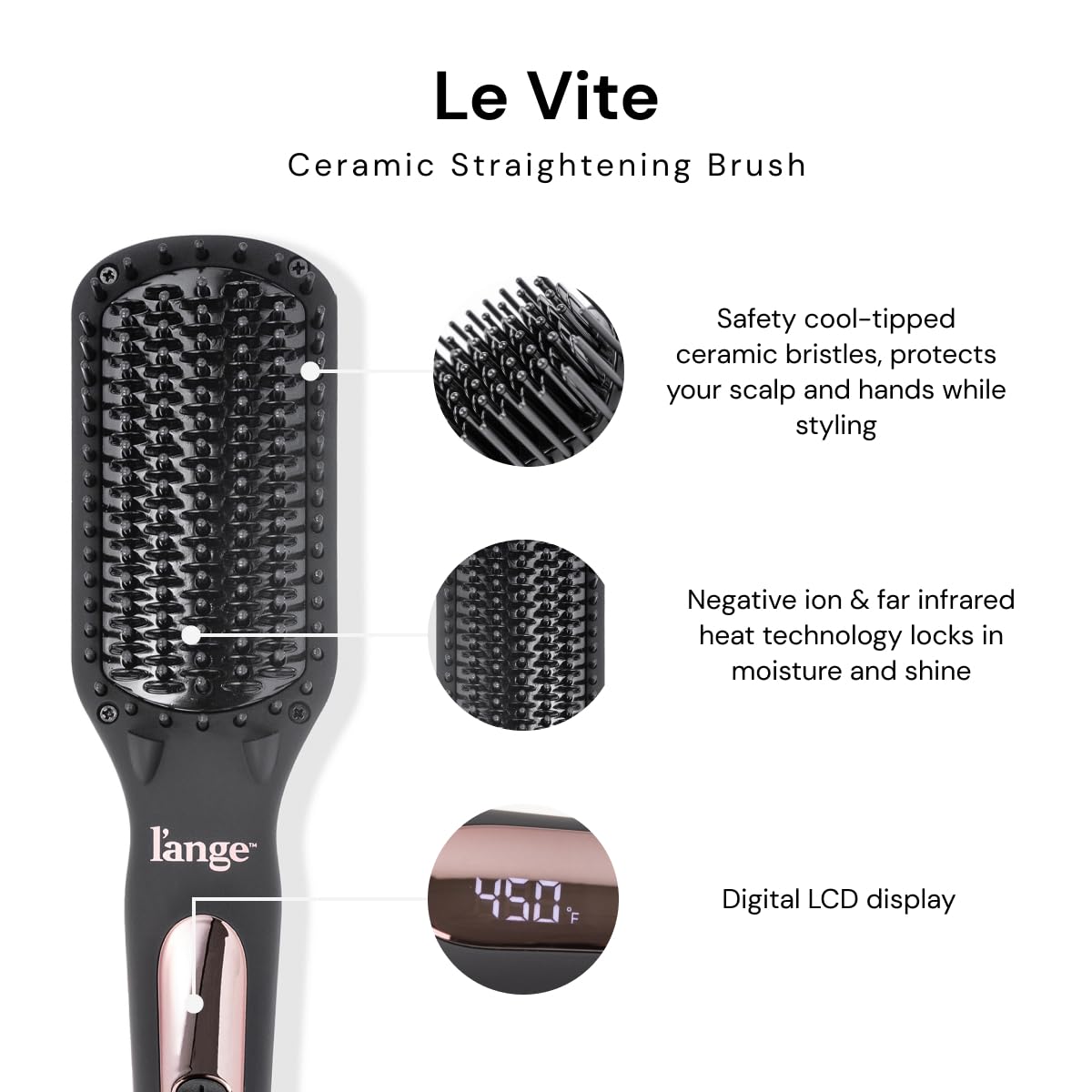 L'ANGE HAIR Le Vite packaging shows a travel-ready styling kit.