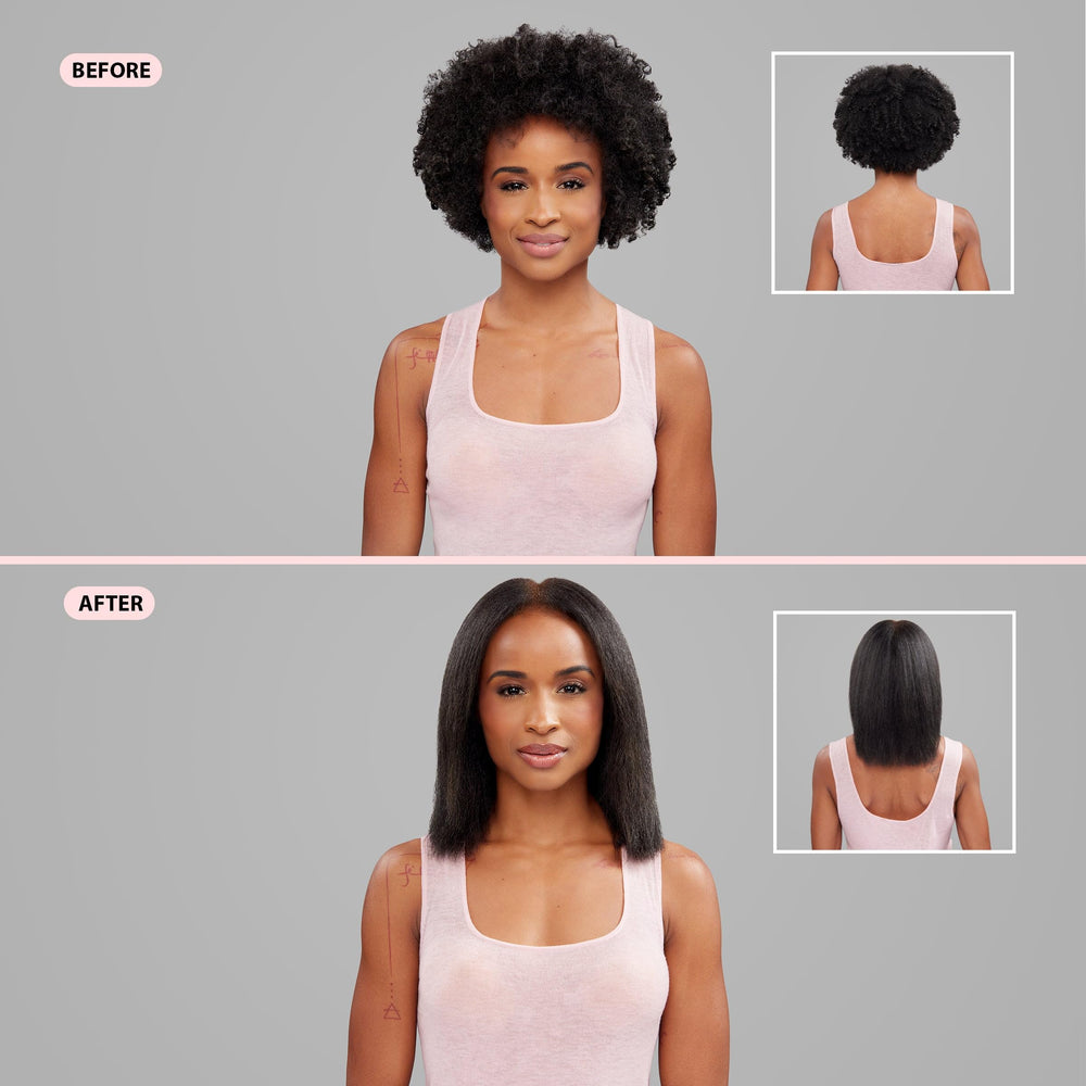 L'ANGE HAIR Mane Pass auto shut-off and dual voltage support safe travel styling.