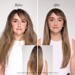 L'ANGE HAIR Ms. Bond frizz-free finish on sleek, hydrated strands.