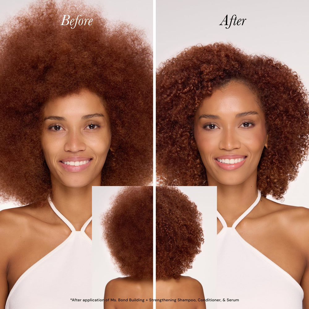 L'ANGE HAIR Ms. Bond Shampoo packaging back notes sulfate-free cleansing on a daily basis.