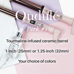 L'ANGE HAIR Ondulé swivel cord enables easy maneuvering during styling.