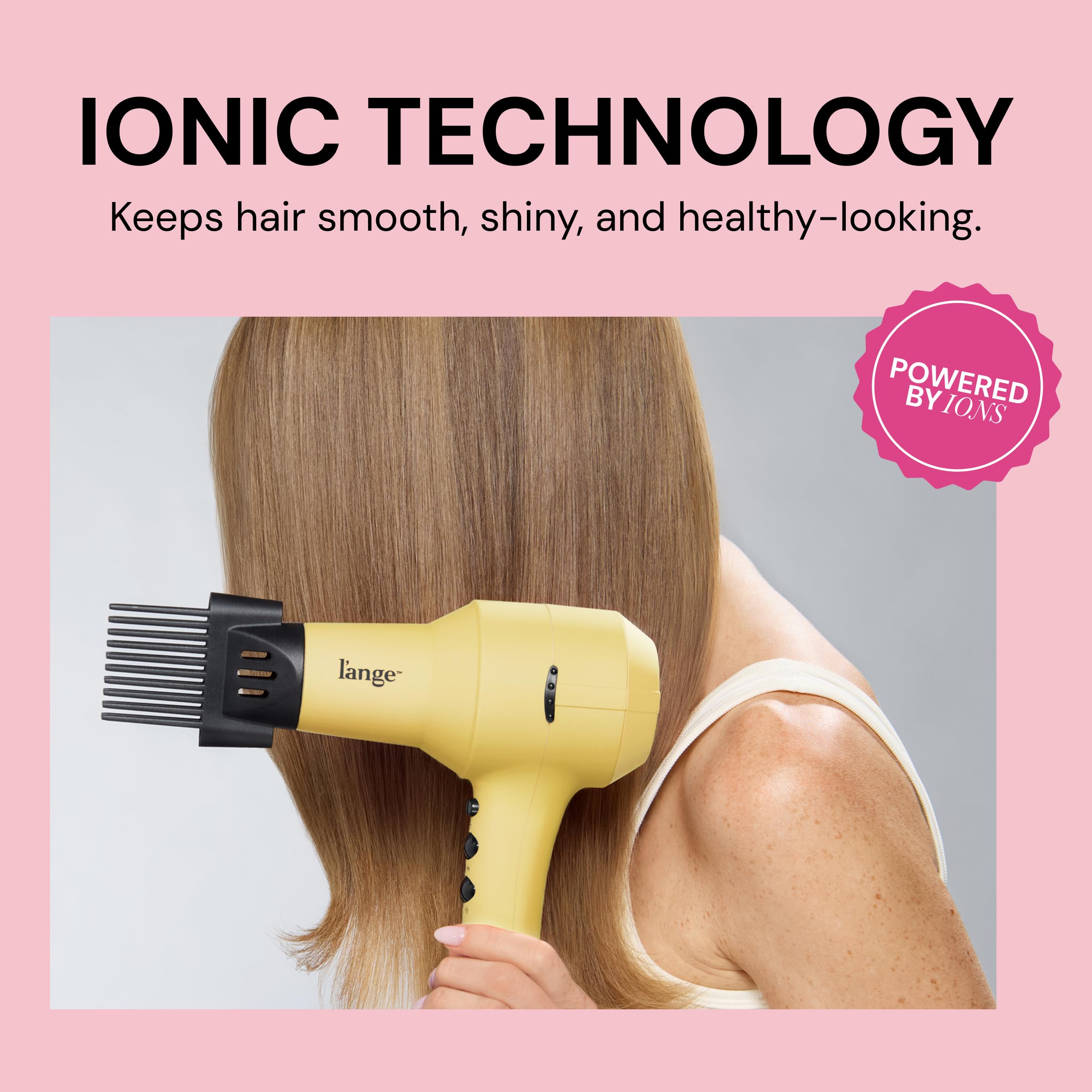 L'ANGE HAIR PowerStyle Ionic Turbo Dryer compact design ideal for travel routines.
