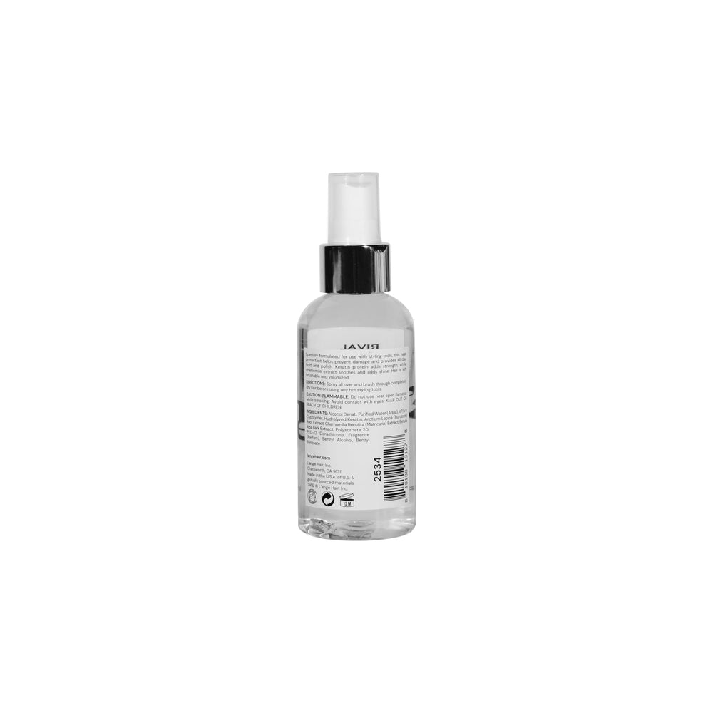 Packaging of L'ANGE HAIR Rival Heat Shield on display.
