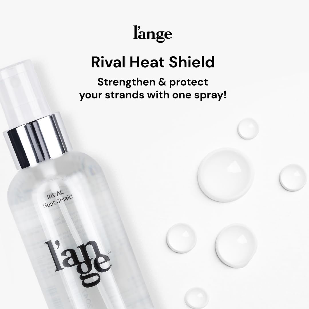 Graphic of UV rays with Rival Heat Shield protecting color and shine.