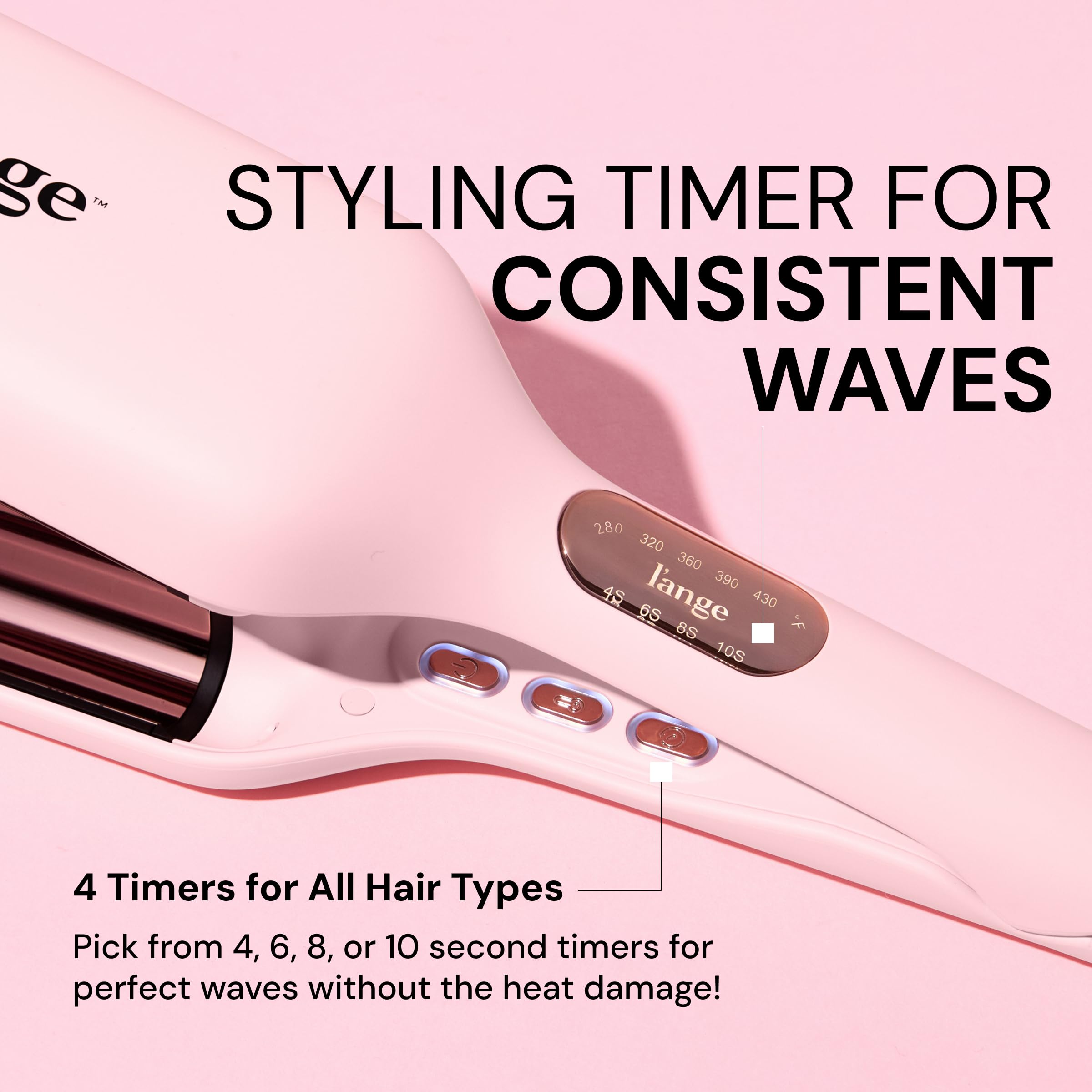 Lange Hair SculptWaver compact design supports on-the-go styling
