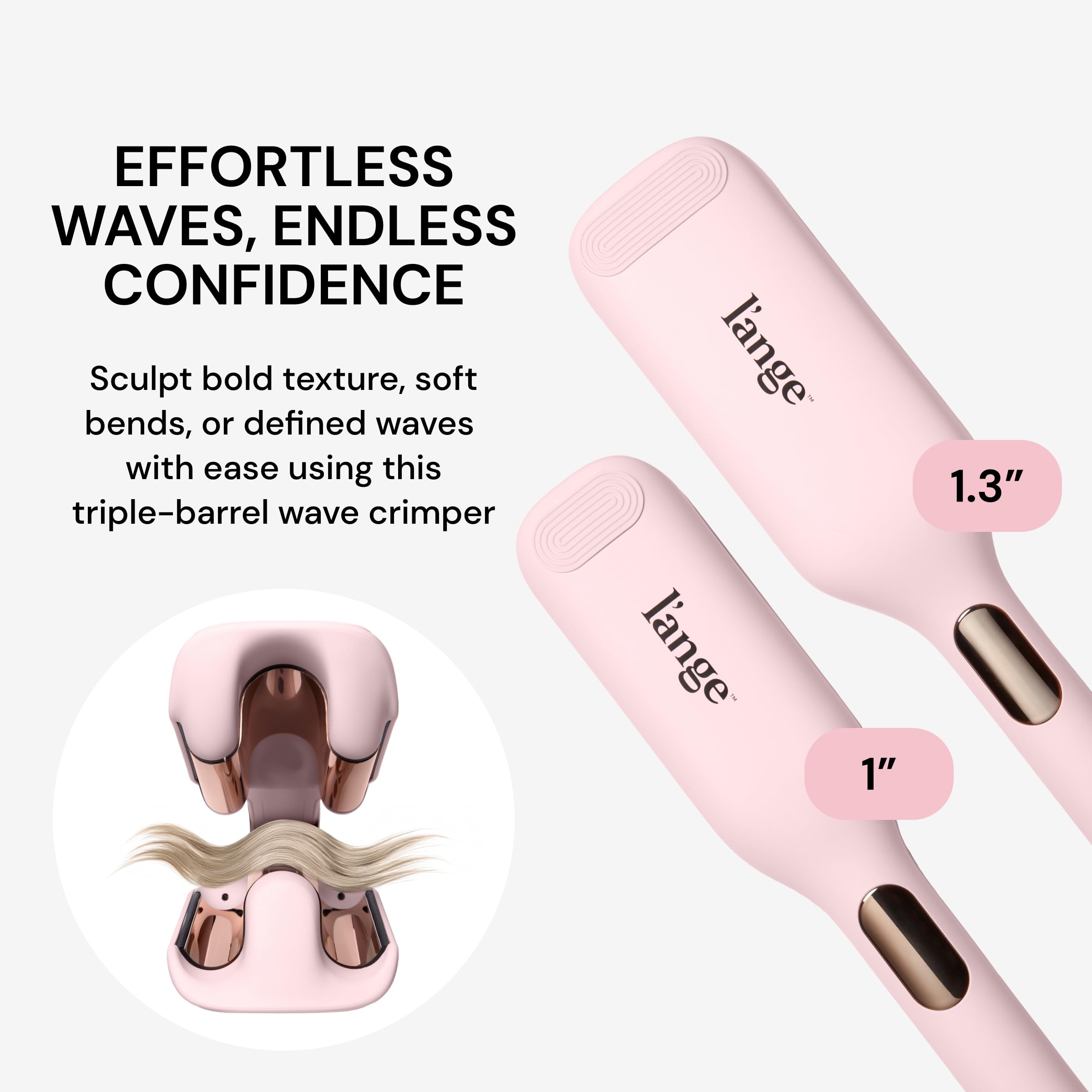 L'ANGE SculptWaver offers four timer settings for precise styling