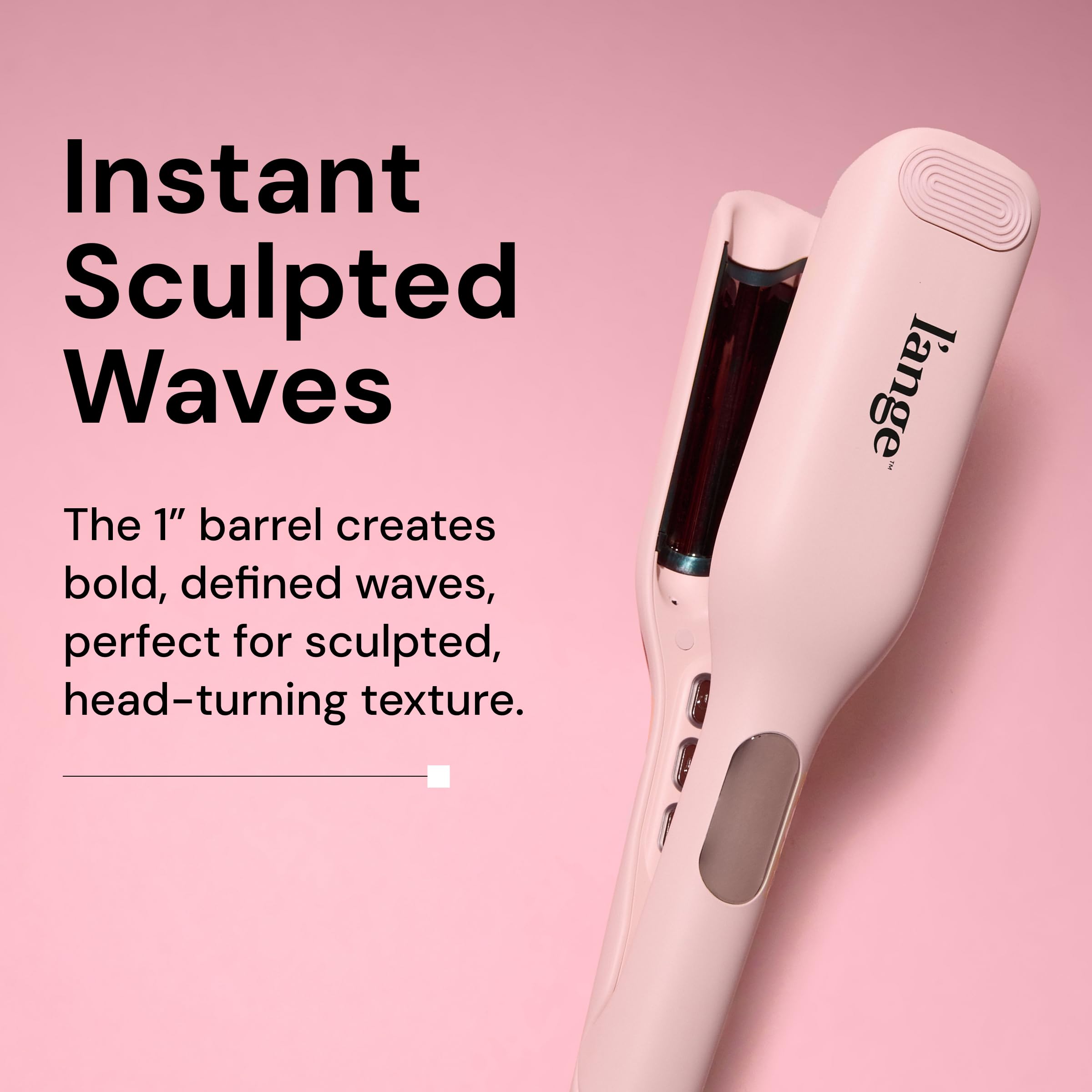 Lange Hair SculptWaver negative-ion technology highlights frizz-free shine