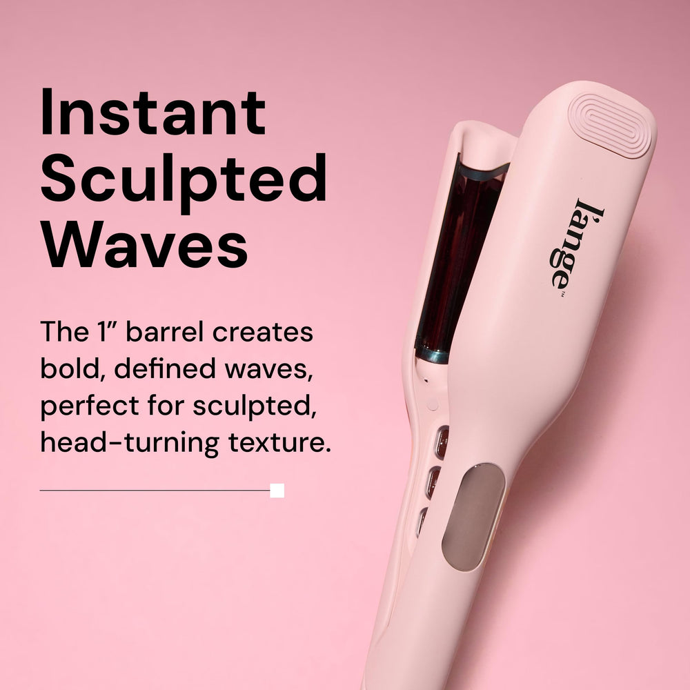 Lange Hair SculptWaver negative-ion technology highlights frizz-free shine