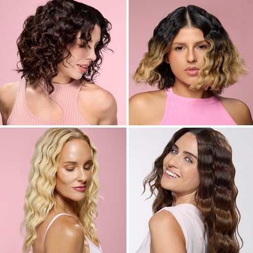 Lange Hair SculptWaver wavy barrel style demonstrates uniform deep waves