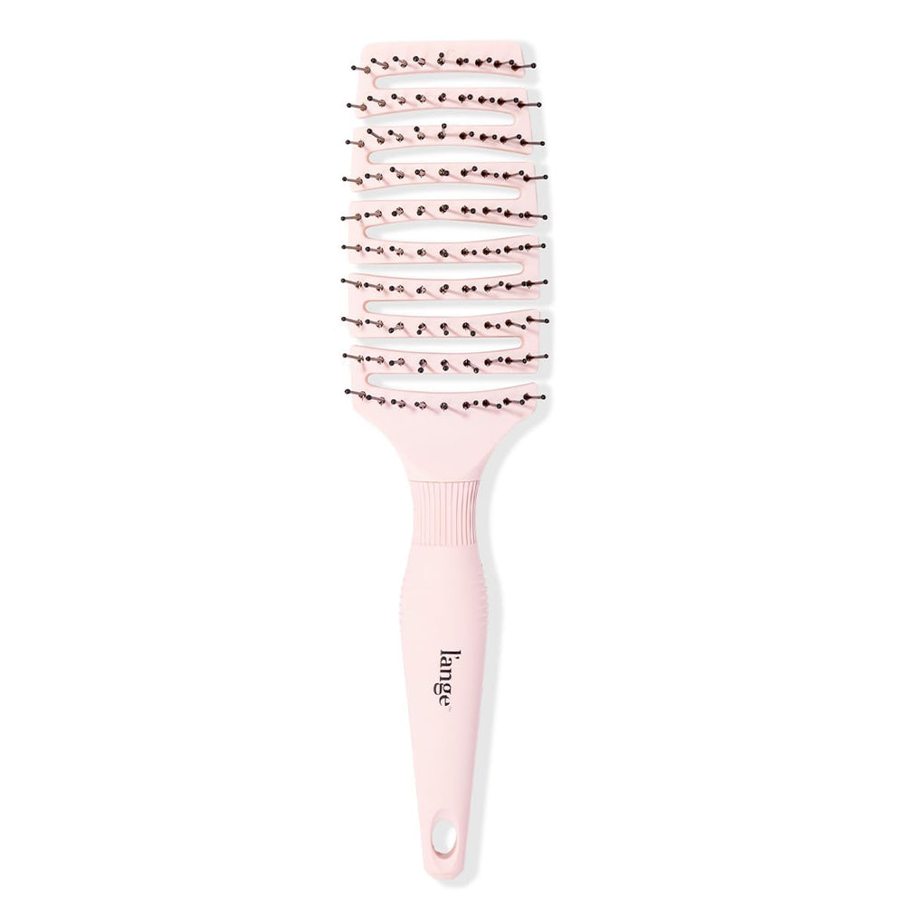 L'ANGE HAIR Siena Flexi Curved Vented Brush close-up for easy detangling.