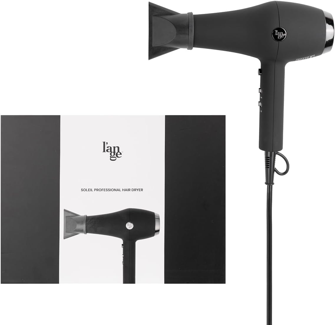 L'ANGE HAIR Soleil dryer professional cord length for salon-quality at-home use.