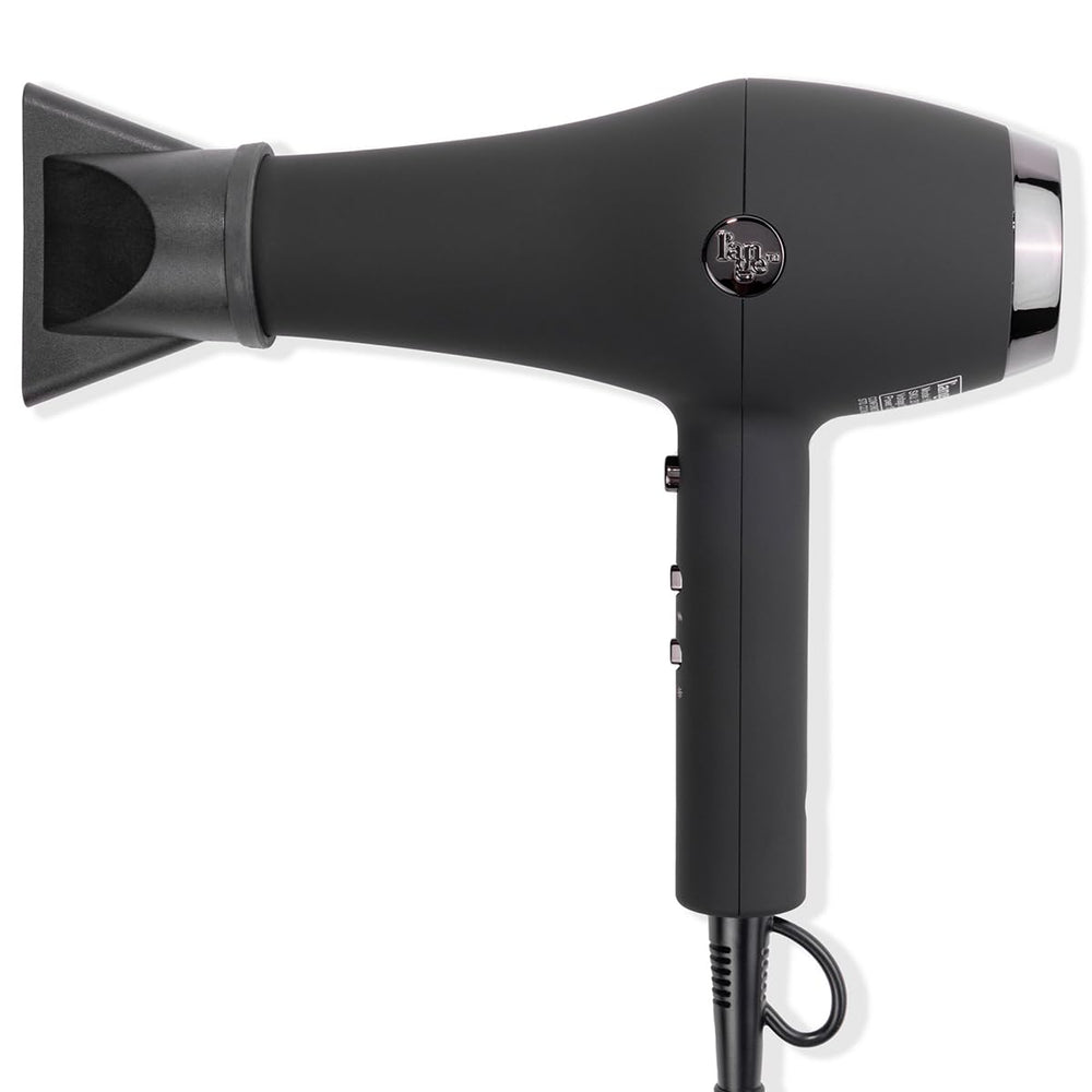 L'ANGE HAIR Soleil dryer side view shows lightweight design for smooth blowouts.
