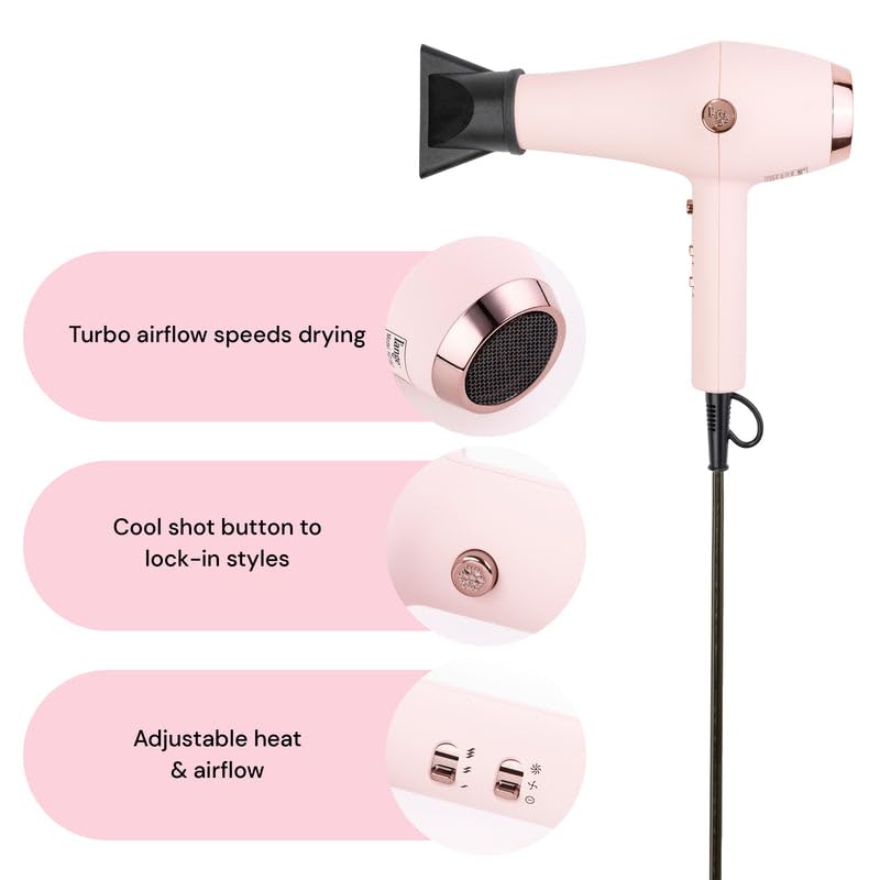 L'ANGE HAIR Soleil side view shows lightweight design for easy styling