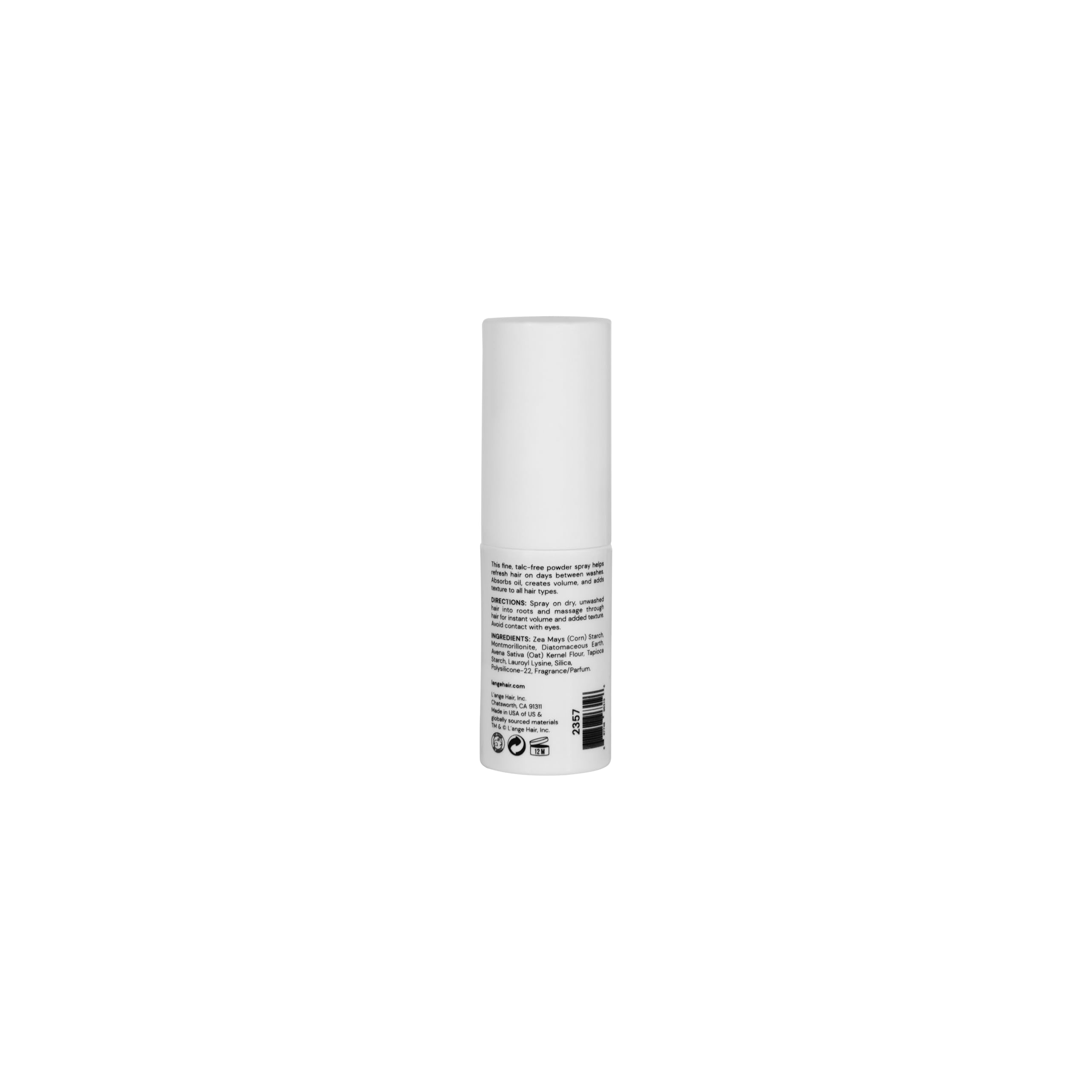 L'ANGE HAIR Star Dust Dry Shampoo Powder refreshes hair without residue or heaviness.