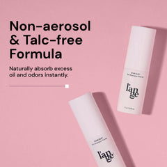 L'ANGE HAIR Star Dust Dry Shampoo Powder application on roots for instant lift.