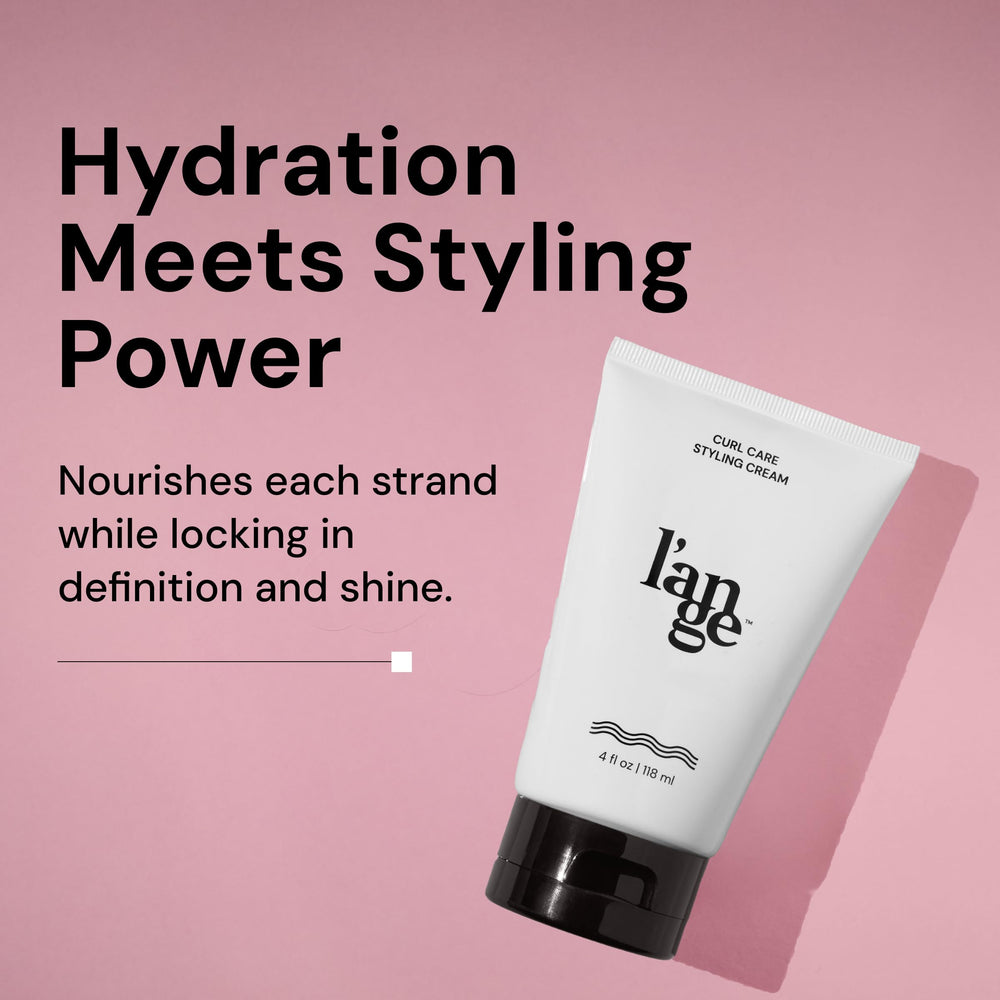 lange hair styling cream controls frizz without stiffness