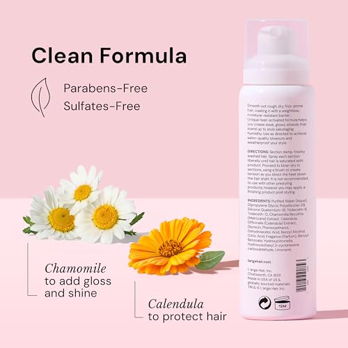 L'ANGE HAIR universal styling support preps every hair type from root to tip.