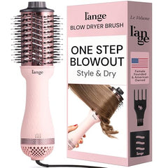 Lange Le Volume 2-in-1 titanium dryer brush setup delivers salon-style blowouts at home.
