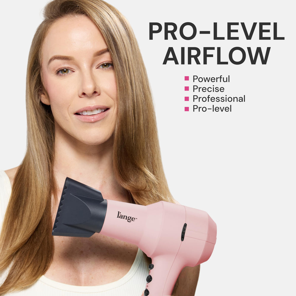 L'ANGE HAIR PowerStyle Ionic Turbo Hair Dryer three heat and two speed settings.
