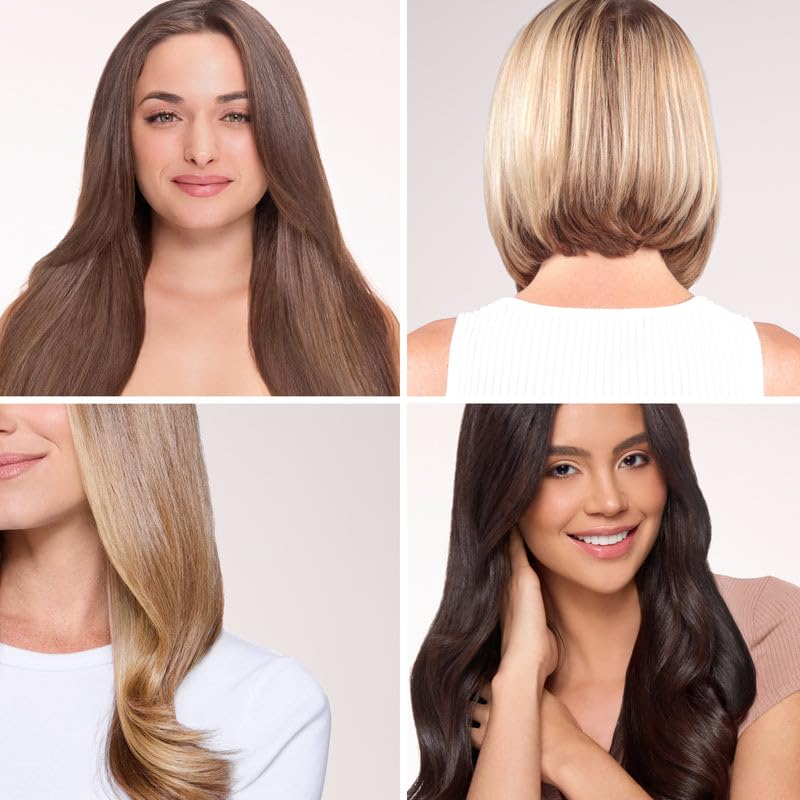 GlamWave closeup emphasizes frizz-control and defined shine.