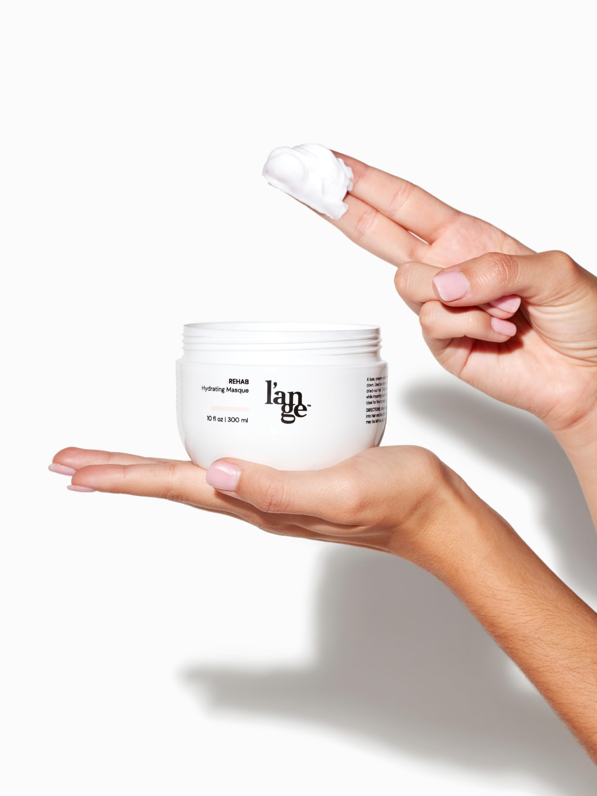 L'ANGE HAIR Rehab Hydrating Masque final result shows shine and softness