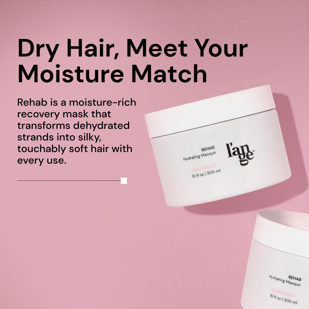 L'ANGE HAIR Rehab Hydrating Masque creamy-texture for easy application