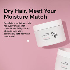 L'ANGE HAIR Rehab Hydrating Masque creamy-texture for easy application