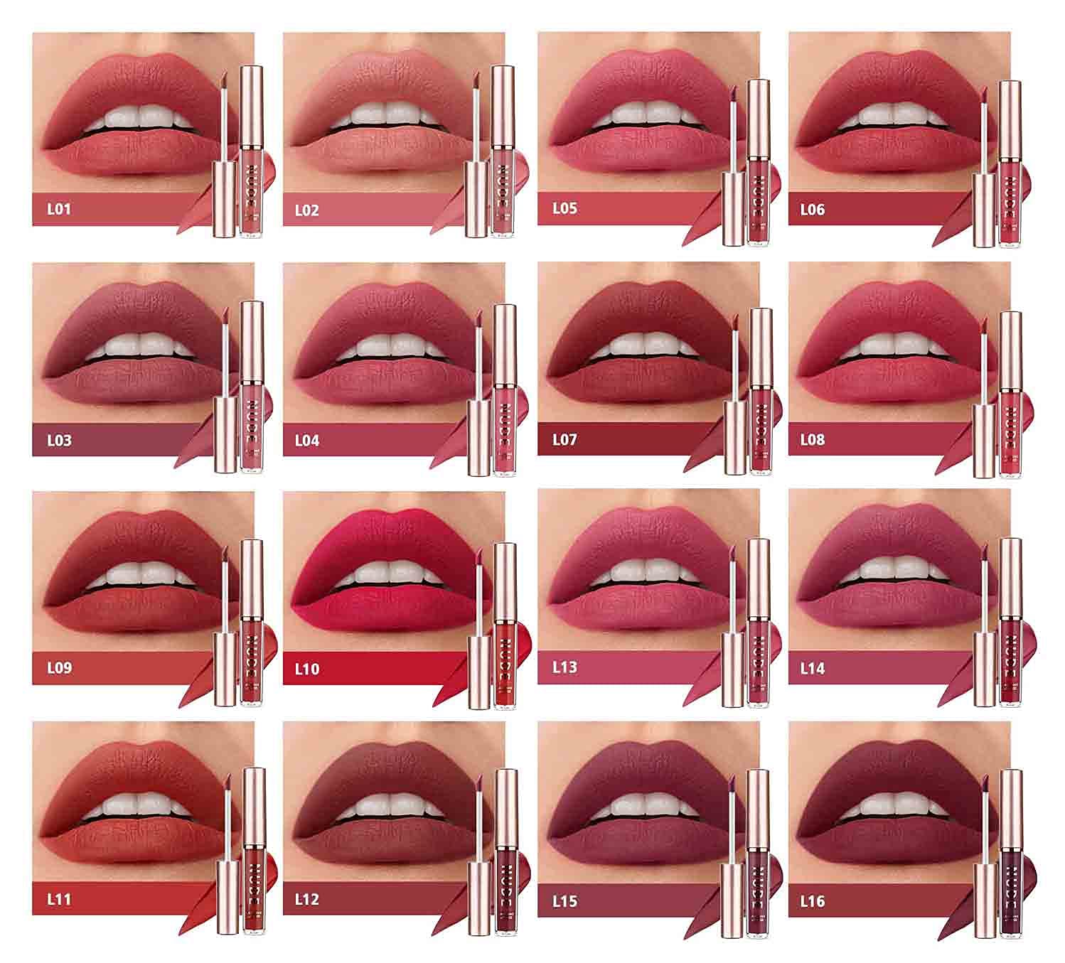 LANGMANNI kiss-proof lipstick on lips demonstrates durable wear.