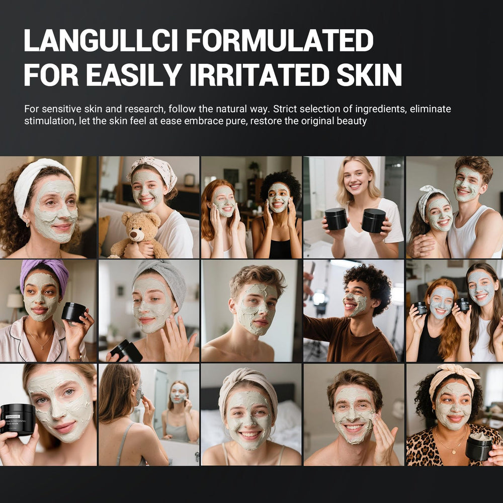 LANGULLCI night routine for matte finish and refreshed skin