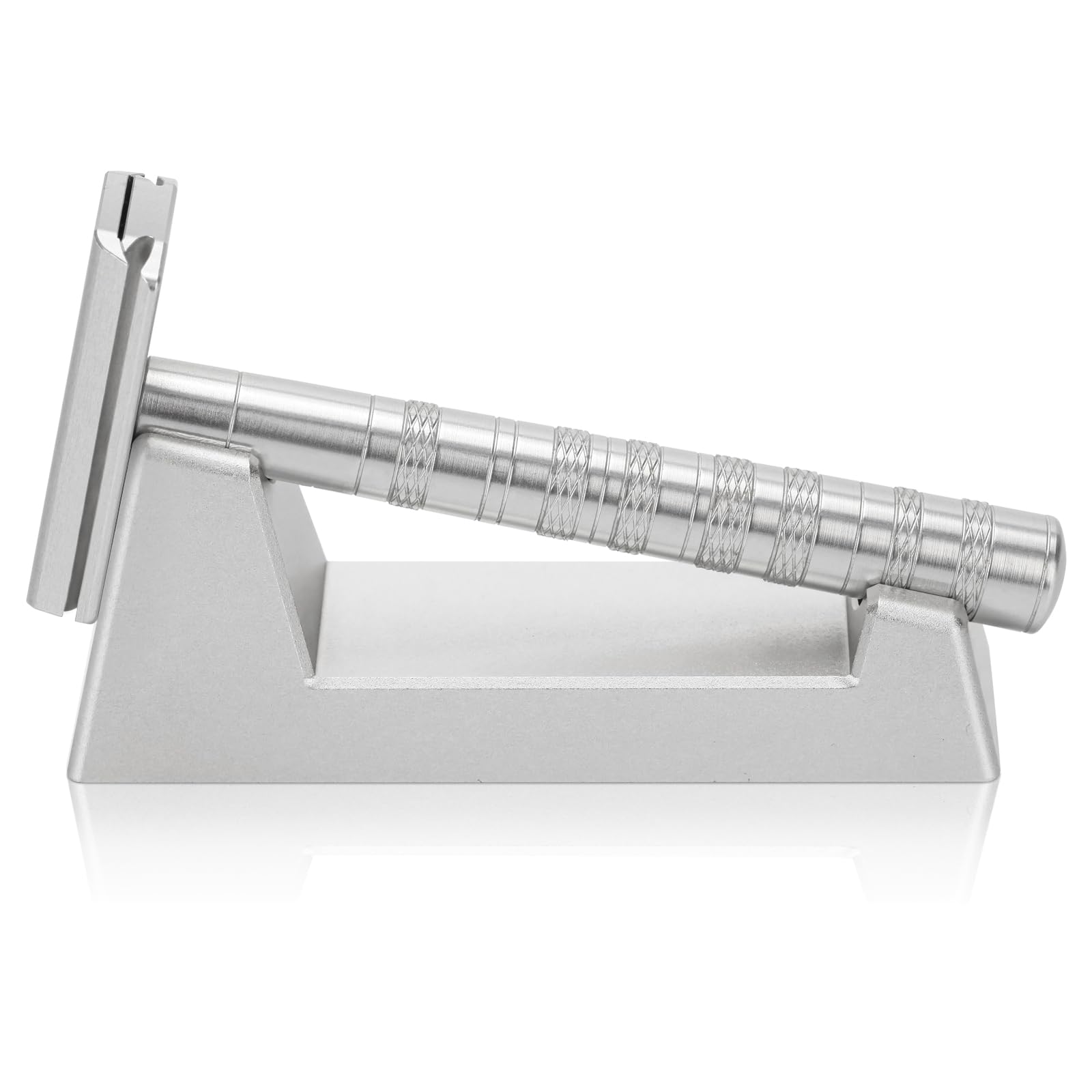 LANGZIHT razor stand base front for stable display and easy access.