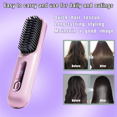 LANMAO Go Brush Pro heats in 30 seconds for quick styling.