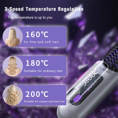 LANMAO Go Brush Pro LED screen display for intuitive temperature control.
