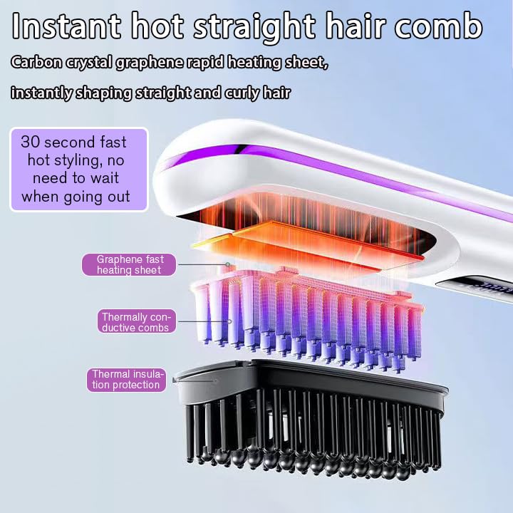 LANMAO Go Brush Pro lightweight travel-friendly design for easy packing.