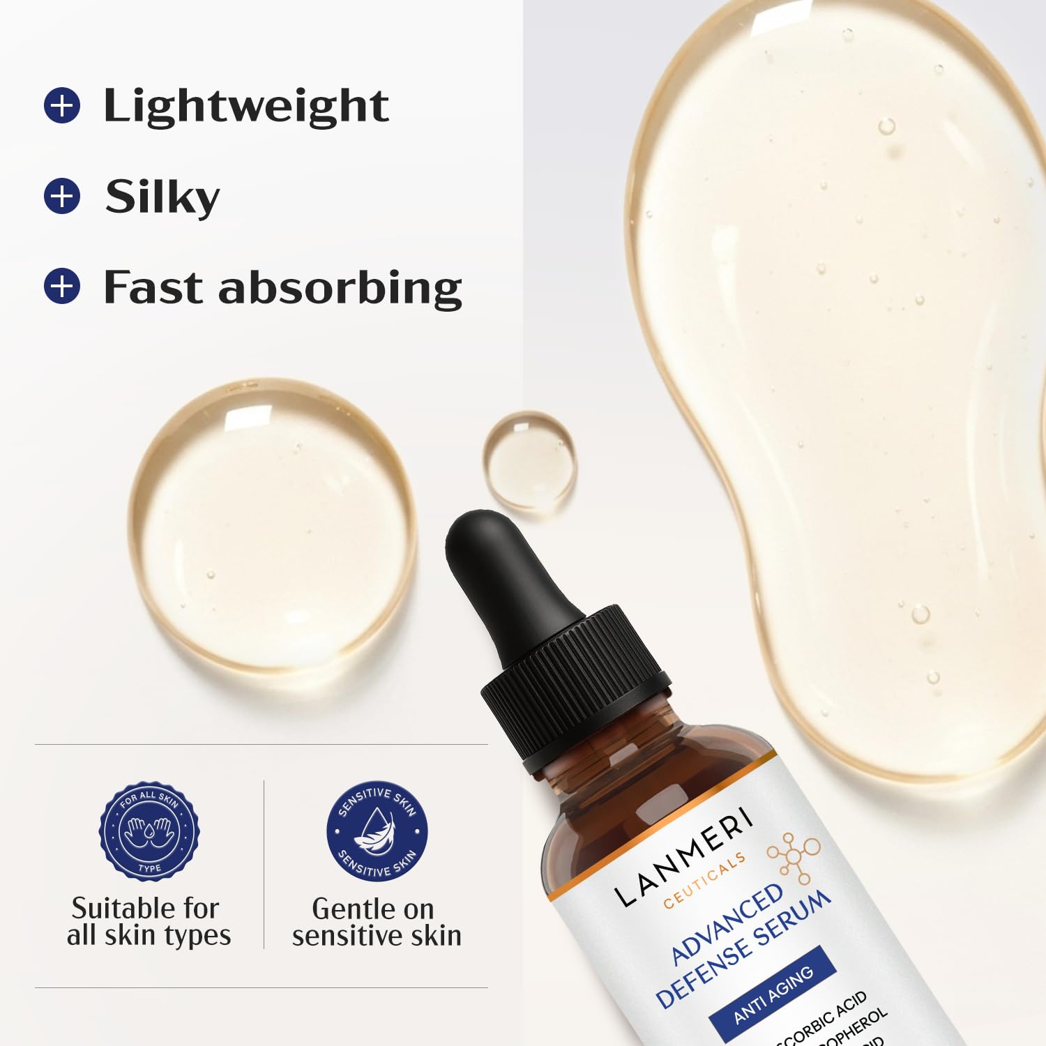 Lanmeri Ceuticals skin hydration feel image suggests comfortable daily moisturization support.
