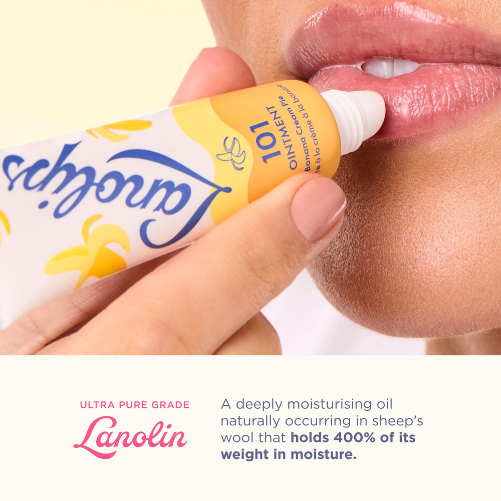 Lanolips 101 Ointment close-up of lanolin texture for lasting hydration