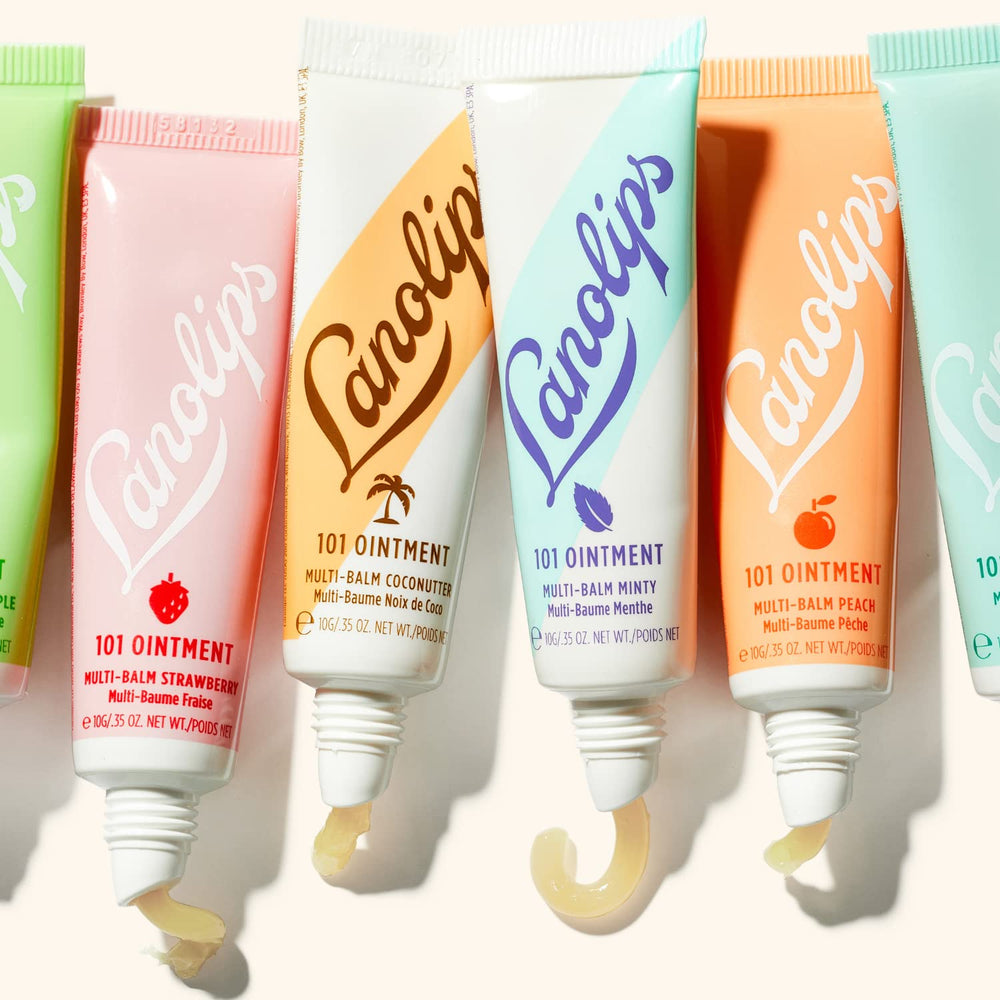 Lanolips 101 Ointment dry-lips on-the-go balm for hydration.